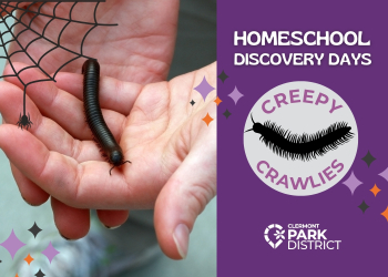 child holding a giant millipede