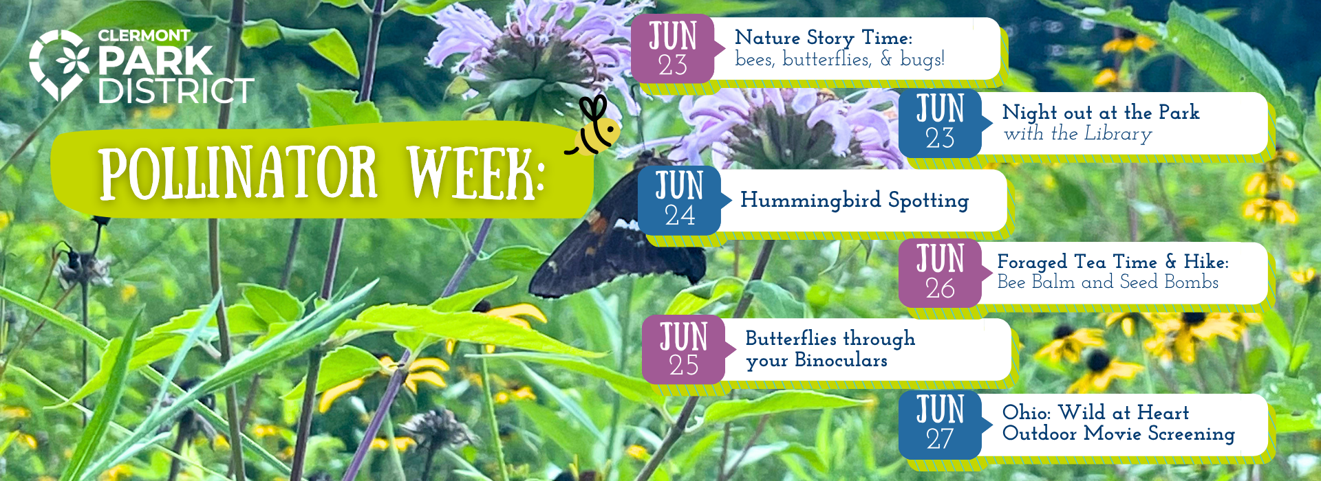 Pollinator Week is June 23rd-27th