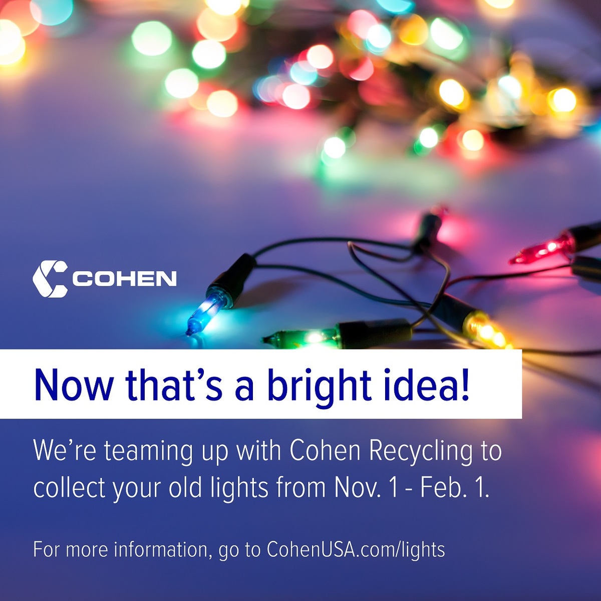 Cohen lights flyer