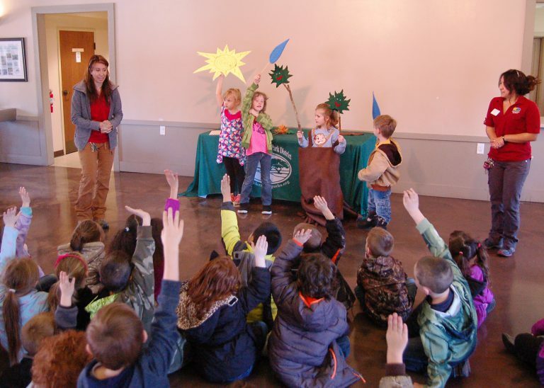 class raising hands