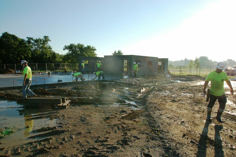 construction crew on site