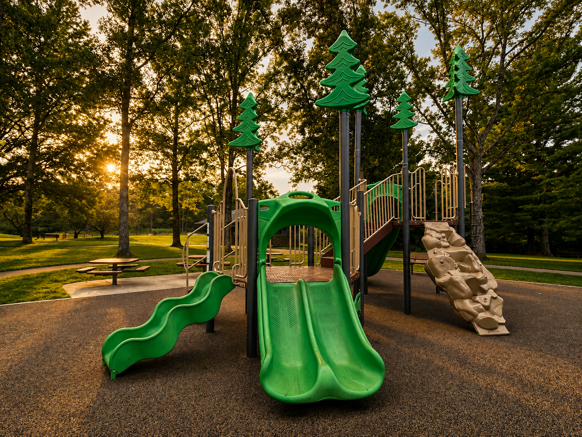 Pattison Park playground and shelter 