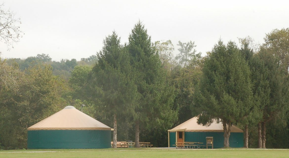 view of outside of yurts
